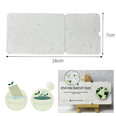 Custom Biodegradable Seed Invitations Card